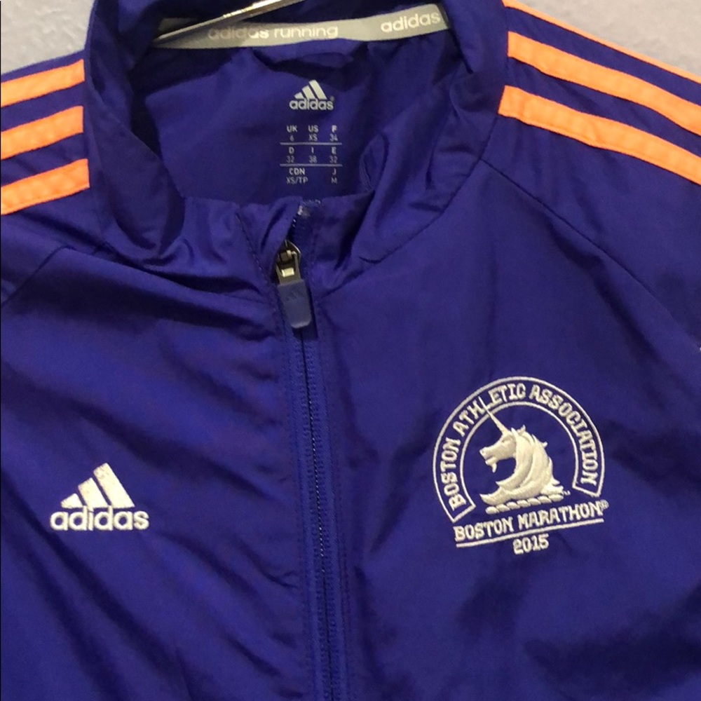 Adidas 2015 Boston Marathon wind breaker.